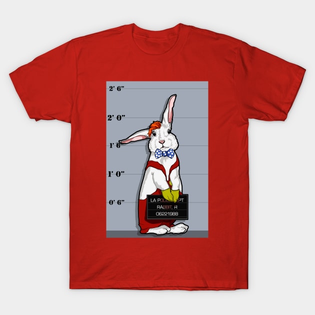 This Bunny was framed! T-Shirt by annadrewthat